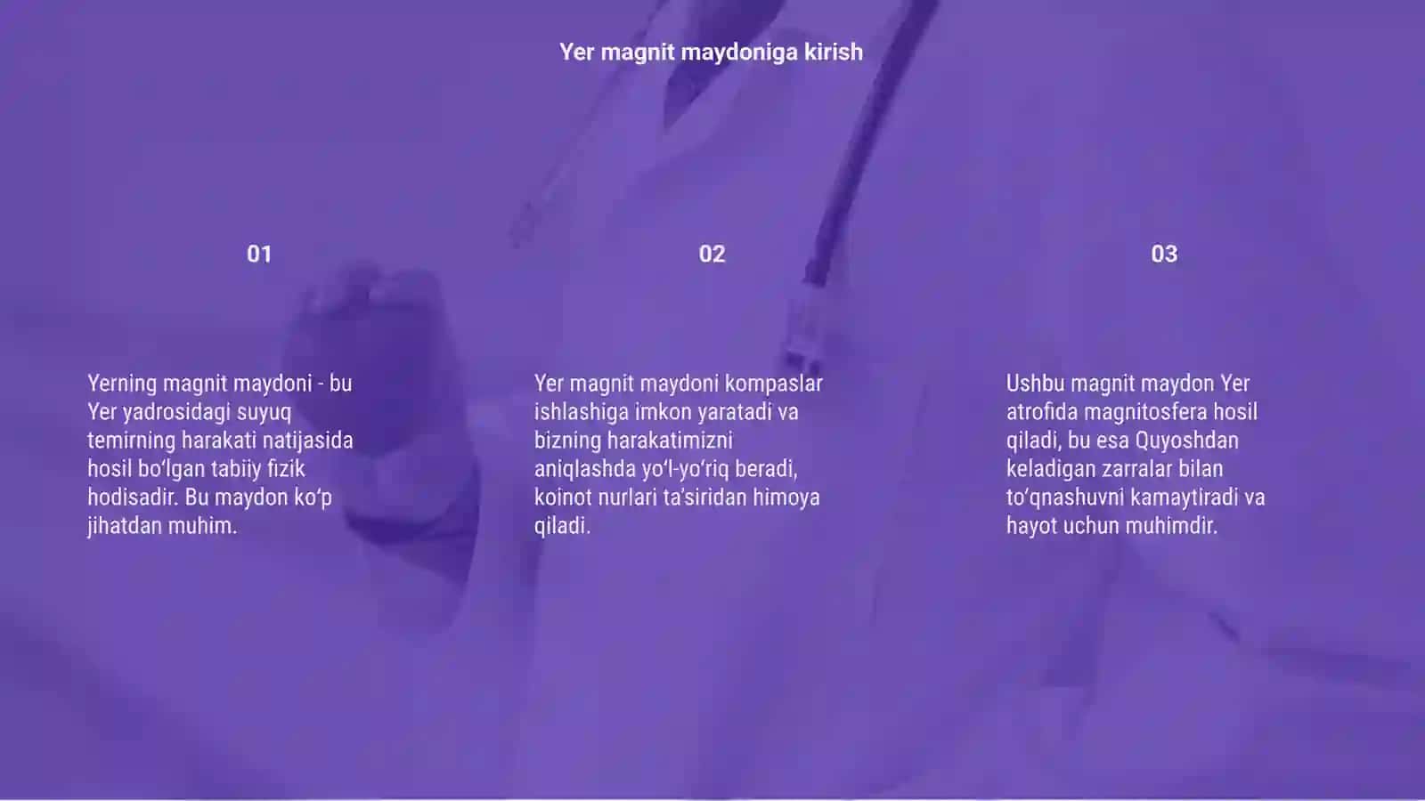 Yerning magnit maydoni 3