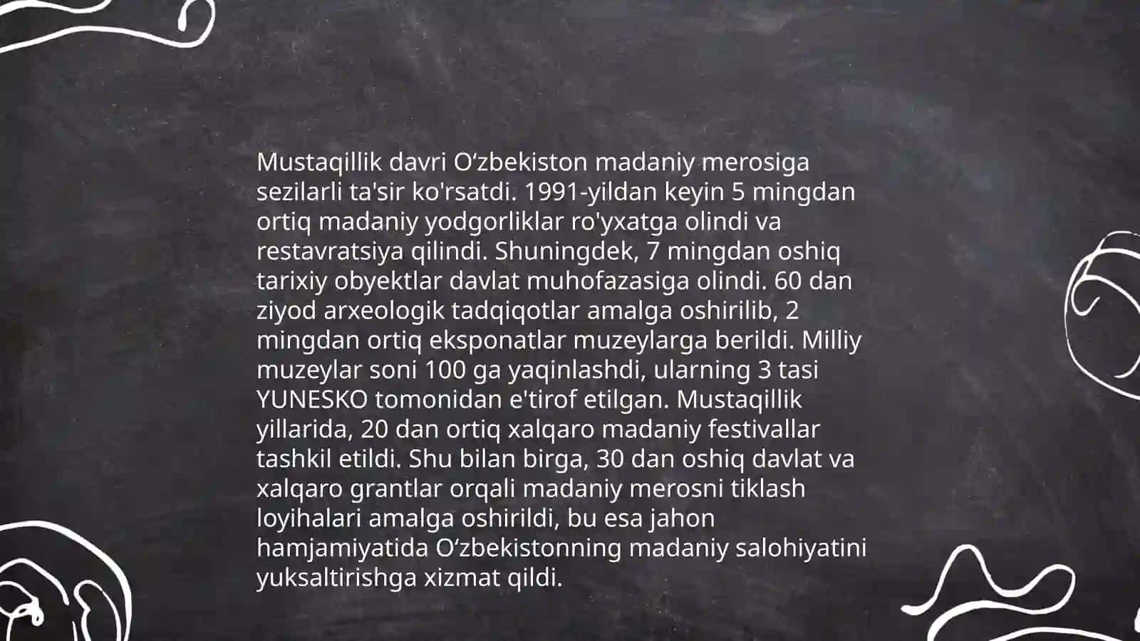 Mustaqillik sharofatida xalq ogʻzaki ijodining davlat maqomiga erishuvi 3