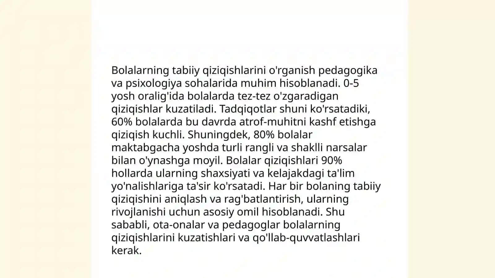 Bolalarni tabiatan ilhomlanib ijod qilishga o'rgatish 3