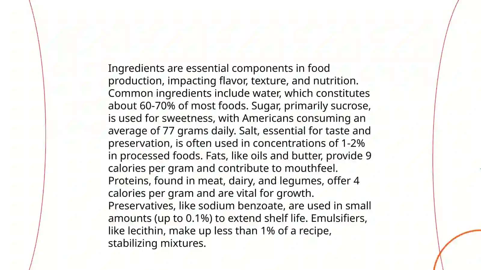 Ingredients Overview 3
