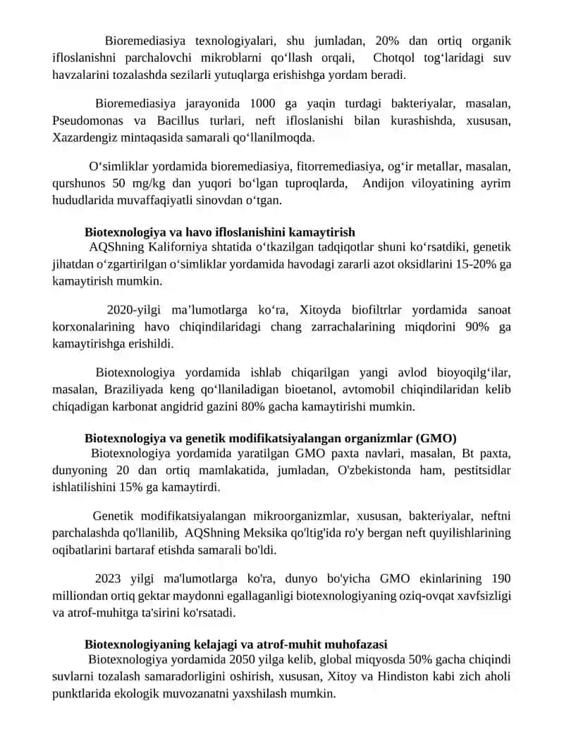 Biotexnologiya va qattiq chiqindilarni qayta ishlash 3