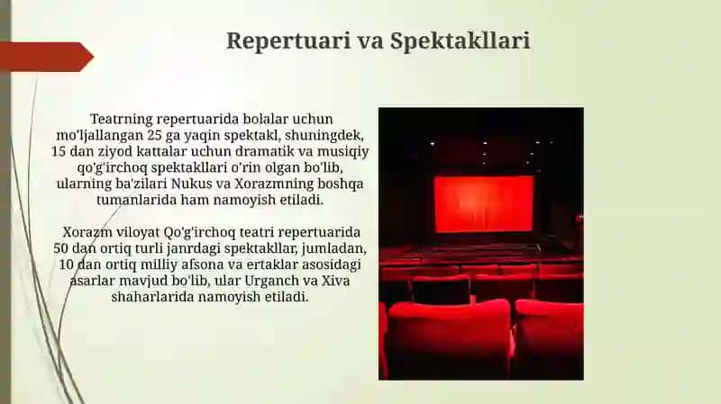 Xorazm Viloyati Qo'g'irchoq Teatri 3
