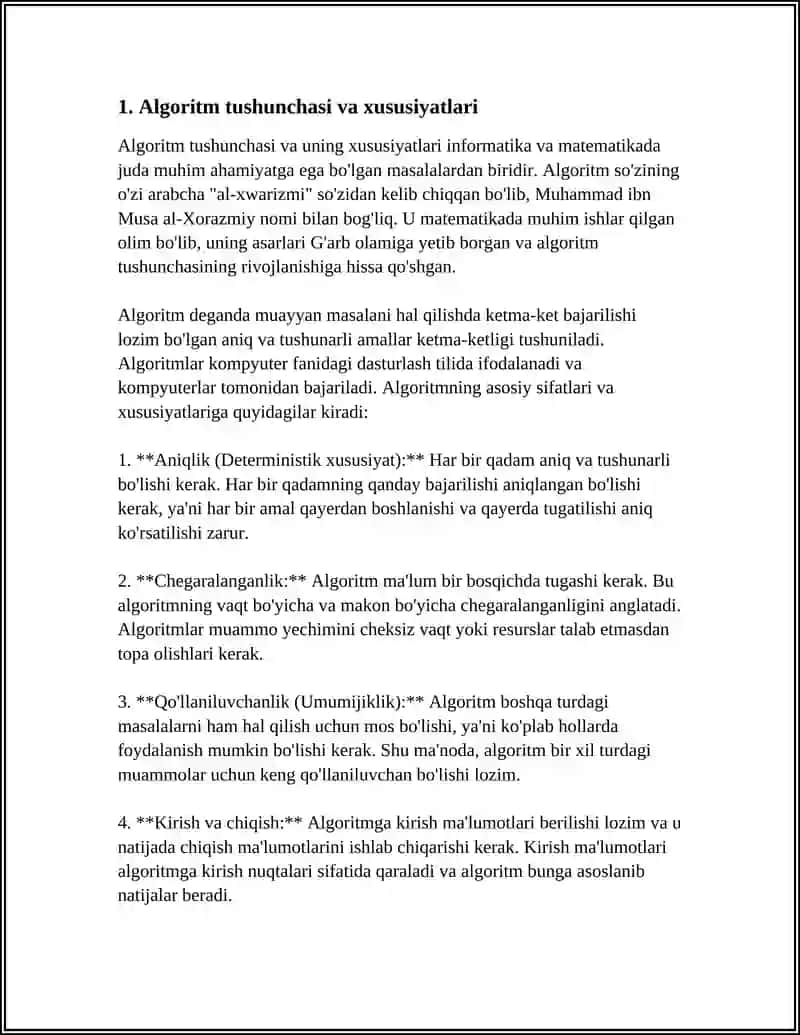 ALFORITMLASH VA DASTURLASHNING ASOSIY TUSHUNCHALARI 3