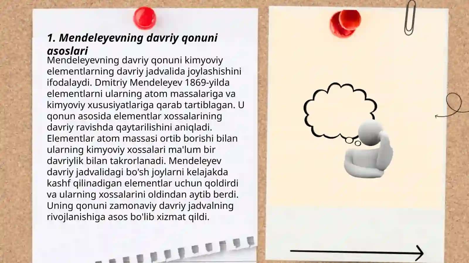 Mendeleyevning davriy qonuni va sistemasini o'qitish metodikasi 3