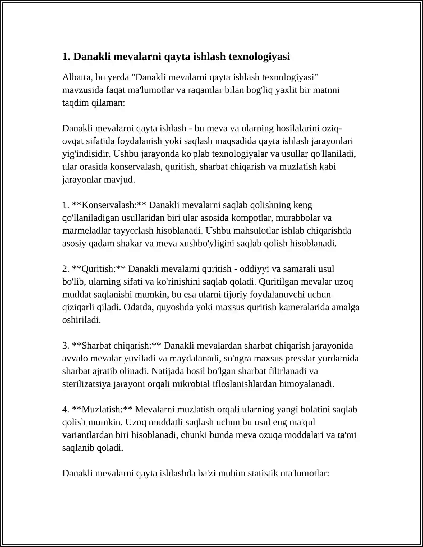 DANAKLI VA DANAKSIZ URUĞLARNING QAYTA ISHLASH TEXNOLOGIYASINI OʻRGANISH 3