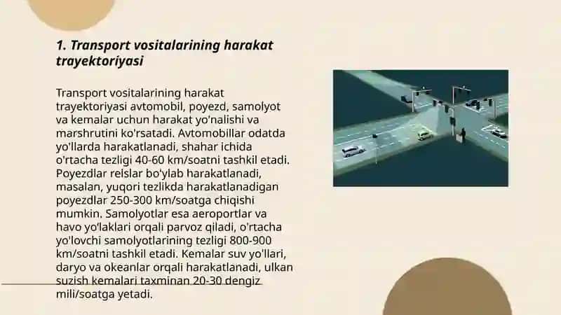 Avtomobil transportida matematik modellar 3