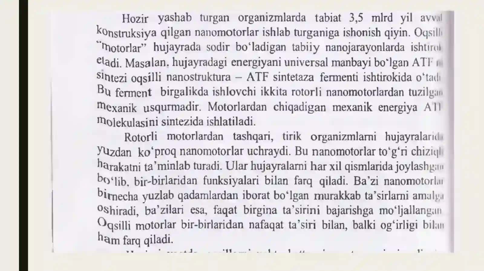 Tirik hujayralarda oqsilli nanomotorlar 3