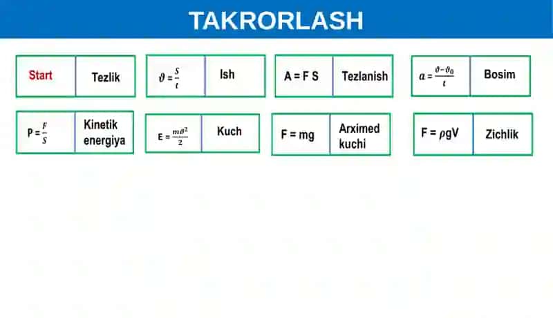 YUQORIGA TIK OTILGAN JISMNING HARAKATI 3