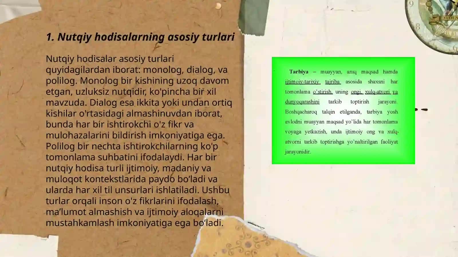 Nutqiy hodisalardan foydalanish me'yorlari 3