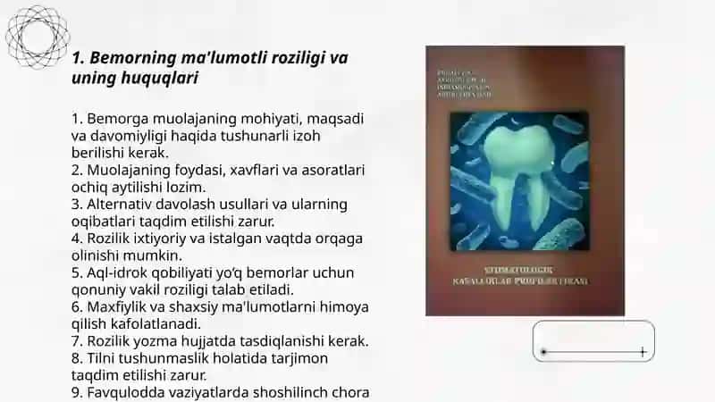Fuqarolarga stomatologik yordam koʻrsatishning etik jihatlari 3