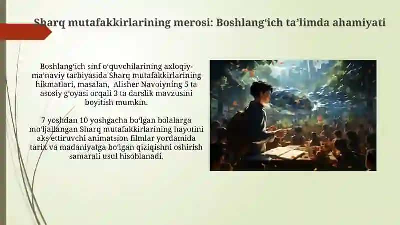 Sharq mutafakkirlari merosi 3