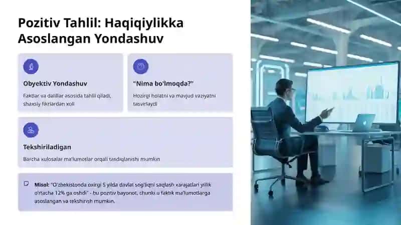 Izohli Iqtisodiy Tahlil: Normativ va Pozitiv Tahlil 3