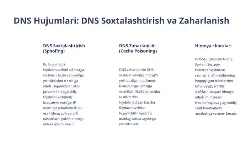 Tarmoqlar Xavfsizligi: DNS va BGP Asoslari va Tahdidlar 3