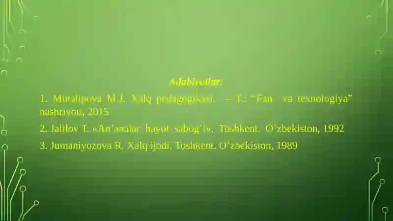 Xalq pedagogikasi manbalari 3