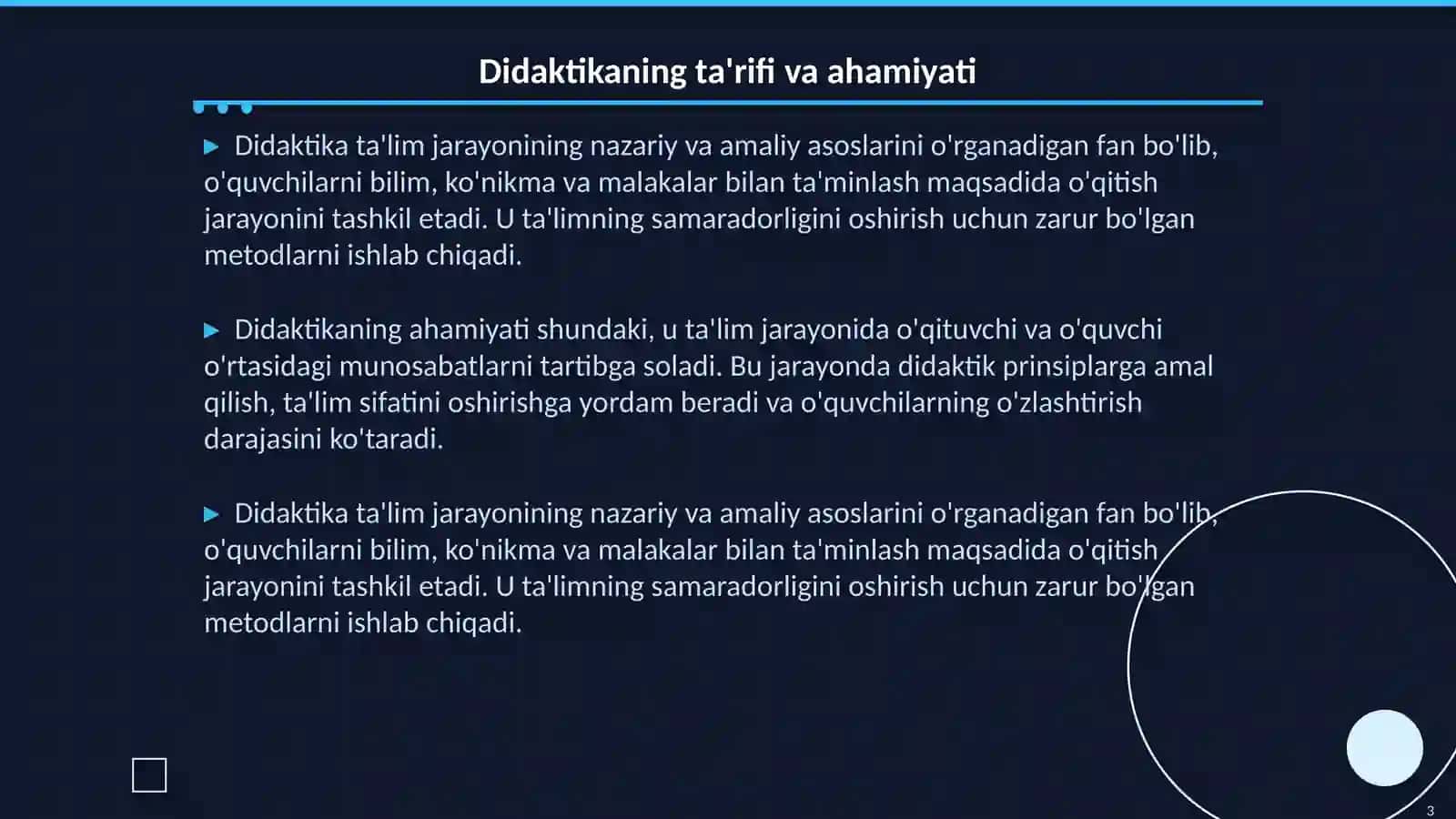 Didaktika haqida tushuncha 3