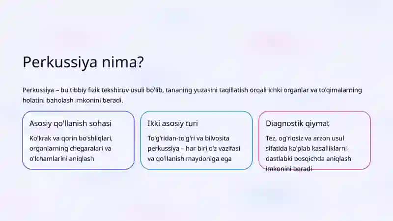 Perkussiya usuli va uning diagnostik imkoniyatlari 3