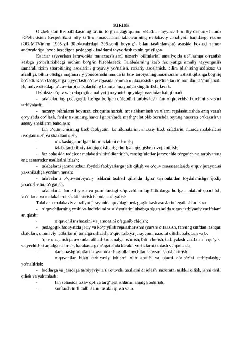 PEDAGOGIK AMALIYOTI 3