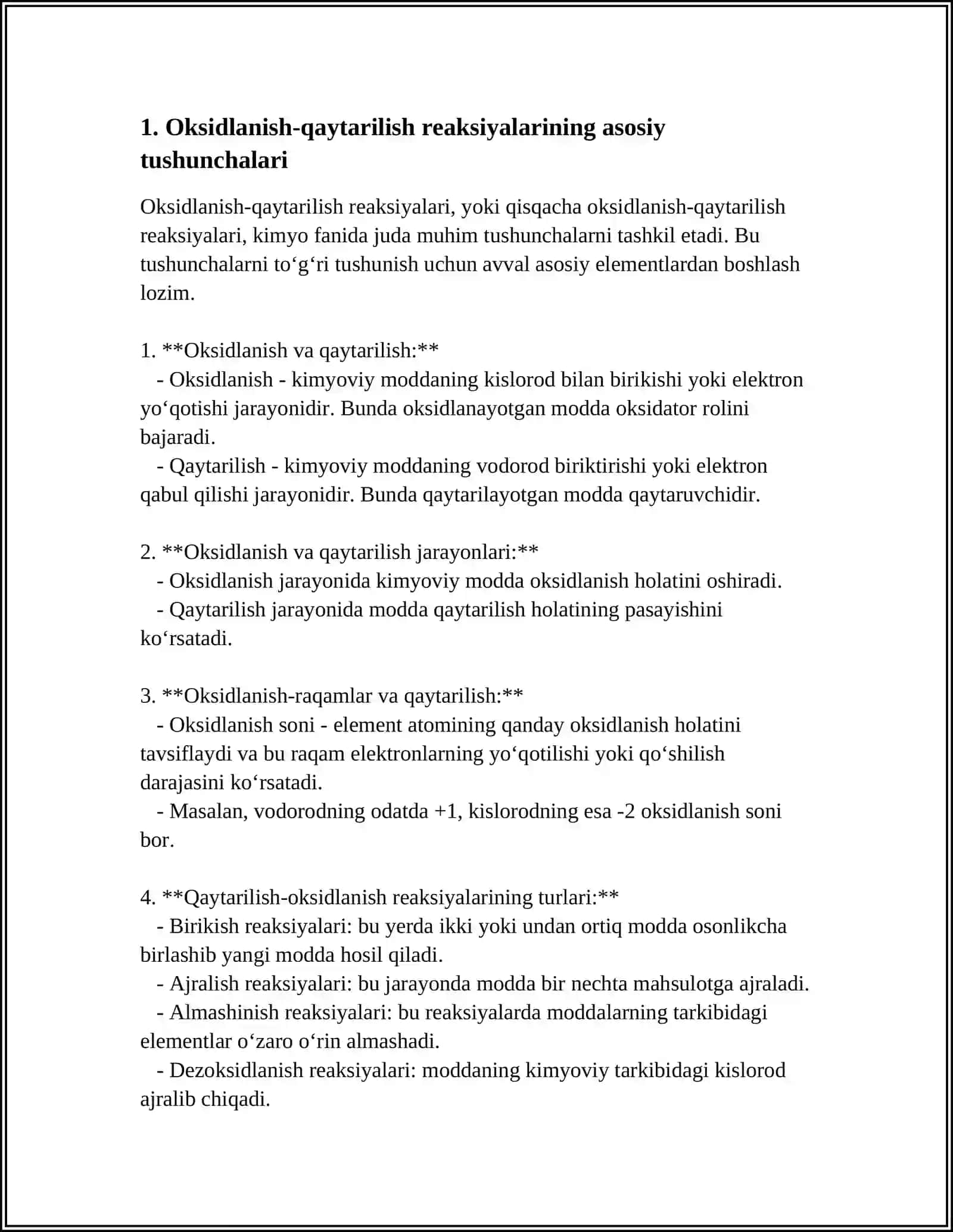 Oksidlanish-qaytarilishga Doir Reaksiyalar 3