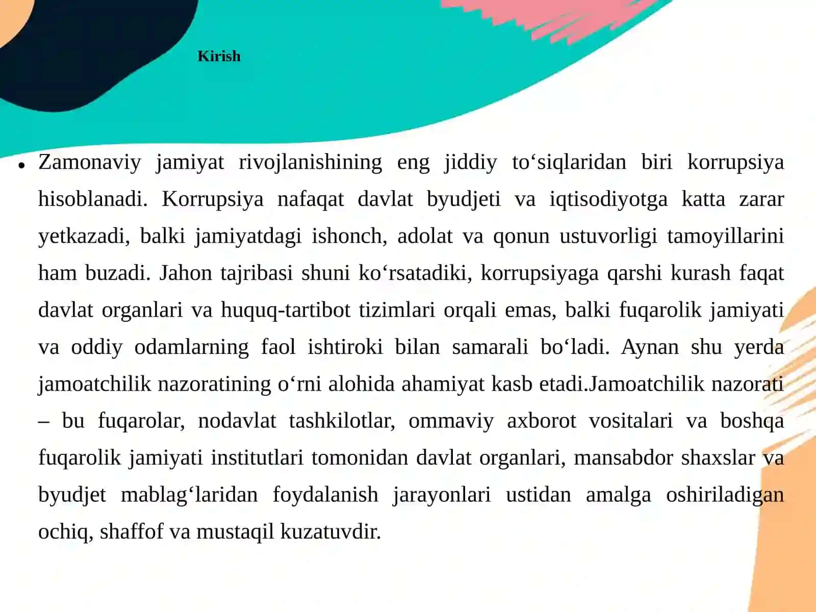 Jamoatchilik nazoratining korrupsiyani kamaytirishdagi ro‘li 3
