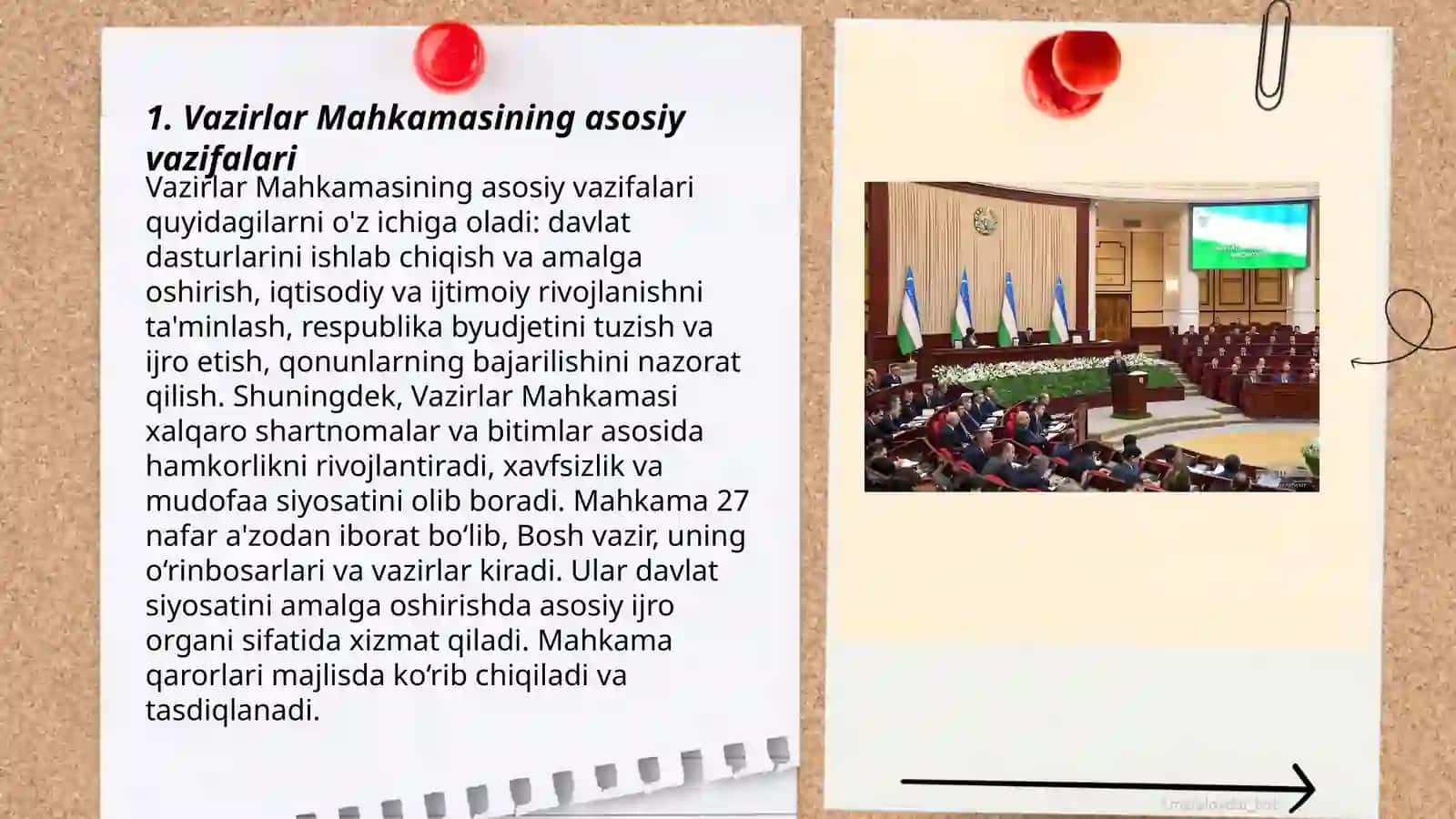 Vazirlar Mahkamasining tarkibi va uni shakllantirish tartibi 3