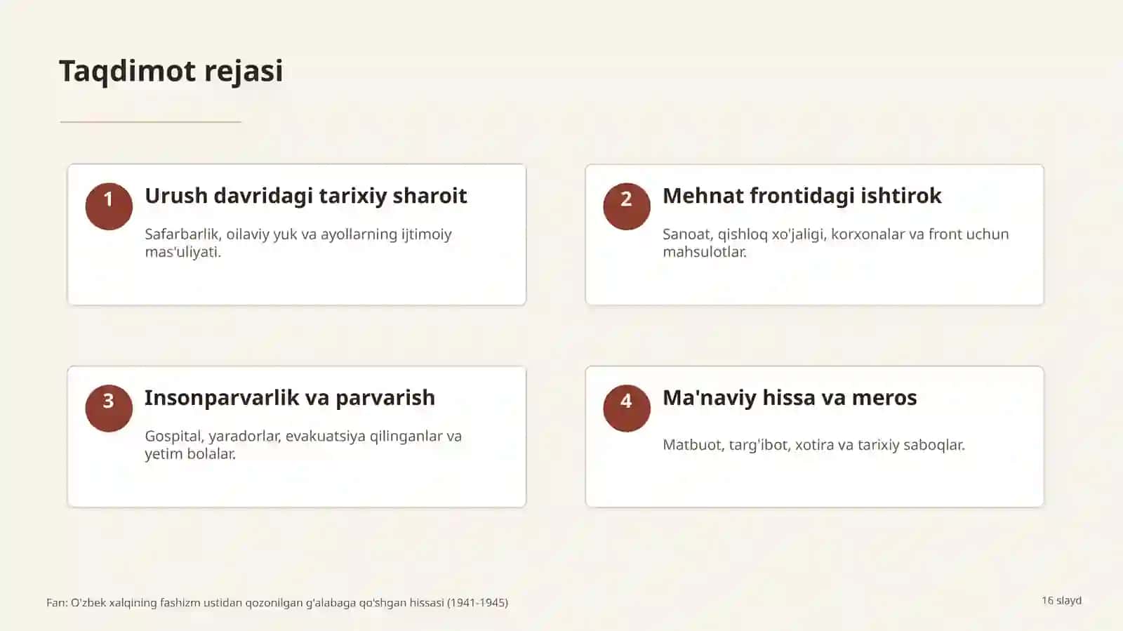 Ikkinchi jahon urushi yillarida O'zbekiston xotin-qizlari faoliyati 3