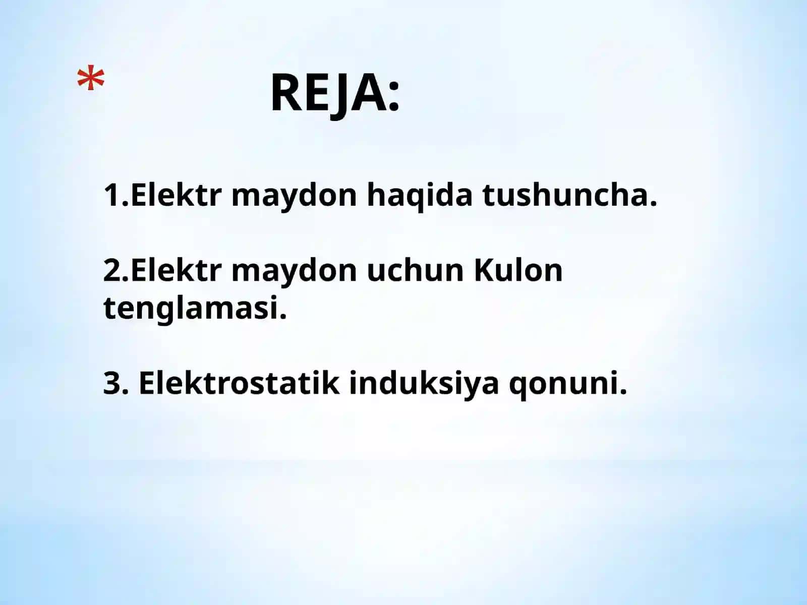 Elektrmaydongakiritilgano‘tkazgichdagizaryadlarningtaqsimlanishi 3