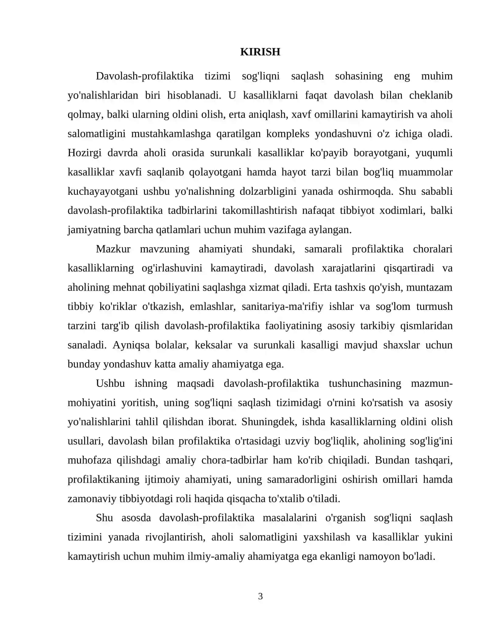 DAVOLASH PROFILAKTIKASI 3