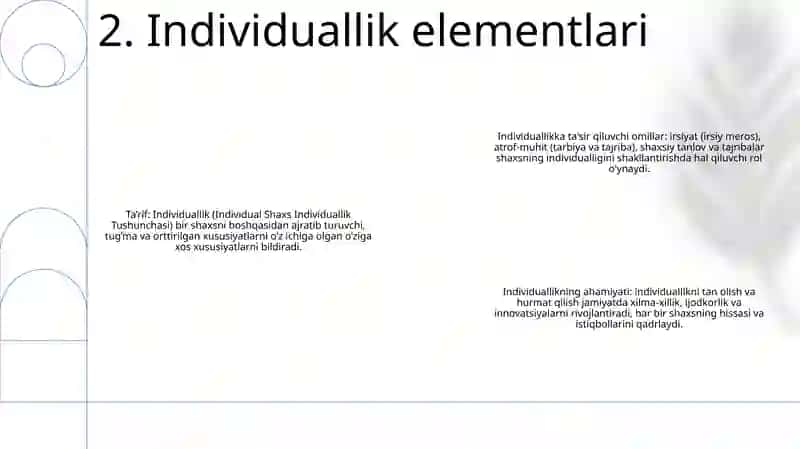 Individ Shaxs Individuallik Tushunchasi 3