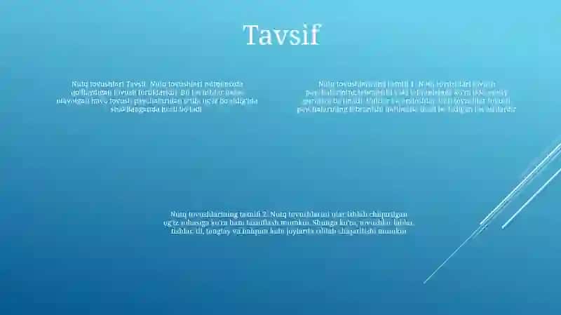 Nutq Tovushlarining Klassifikatsyasi 3