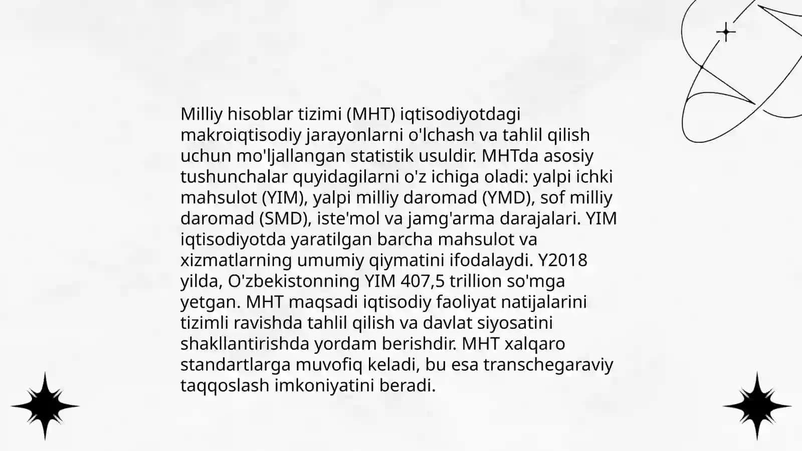 O‘zbekiston milliy hisoblar tizimi - iqtisodiy statistikaning uslubiy negizi 3