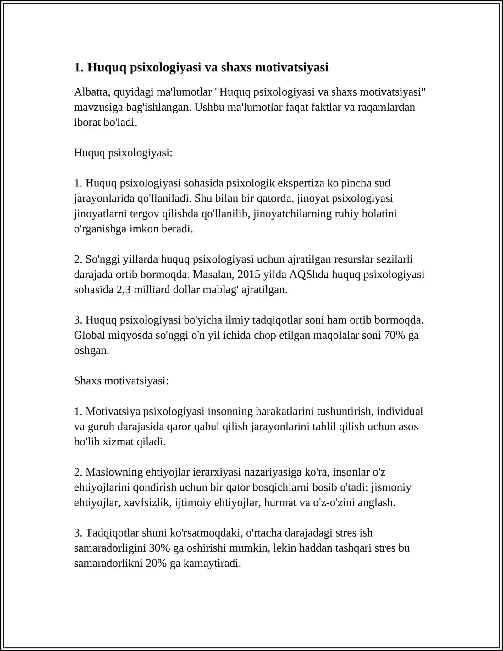 HUQUQ PSIXOLOGIYASI 3