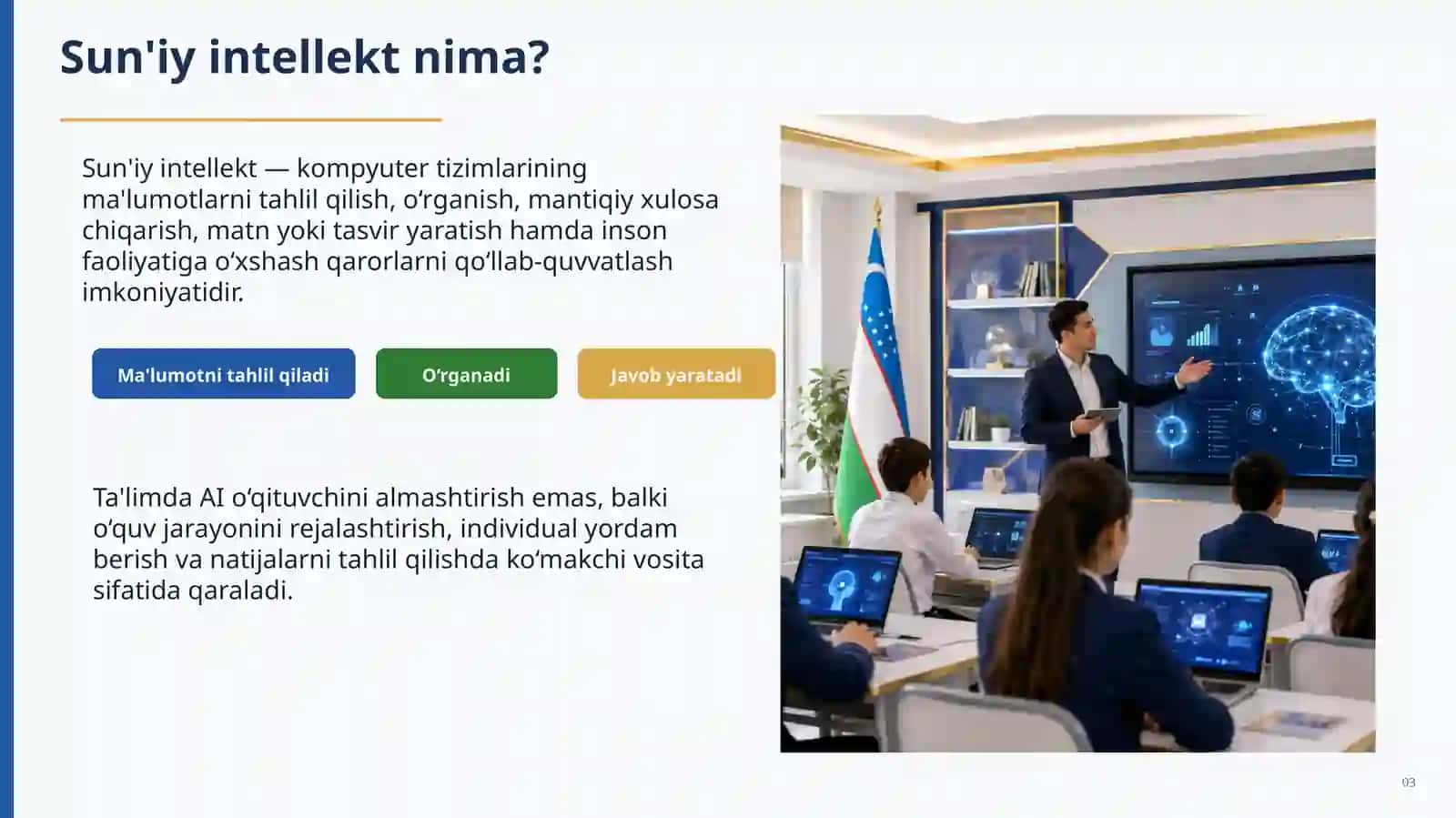 SUN’IY INTELLEKT VA UNING TA’LIMDAGI AHAMIYATI 3