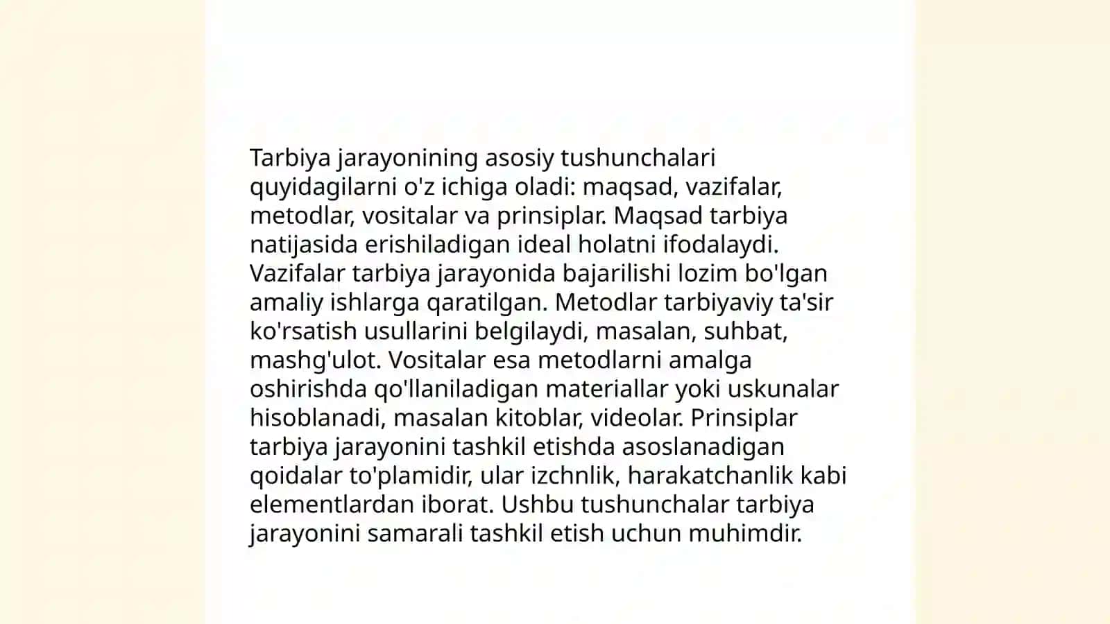 Tarbiya jarayoni va uning mohiyati 3
