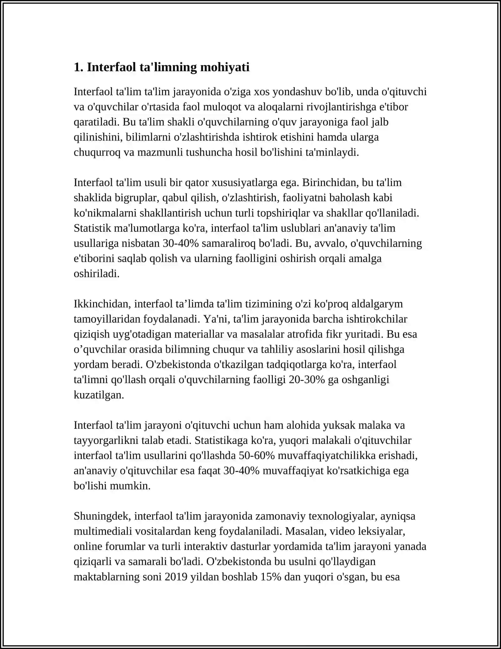 OʻQITISHNING INTERFAOL MODELI 3