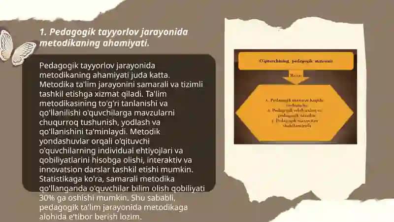 Bo‘lajak o‘qituvchilarni pedagogik faoliyatga tayyorlashda “Mutaxassislik fanlarini o‘qitish metodikasi” fanining o‘rni va roli 3