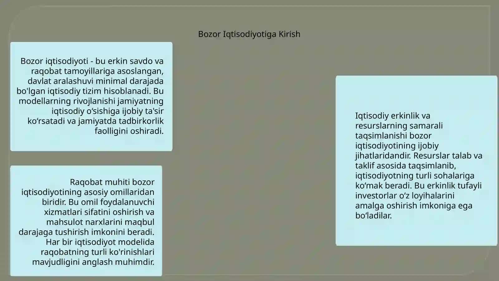 Bozor Iqtisodiyot Modellari 3