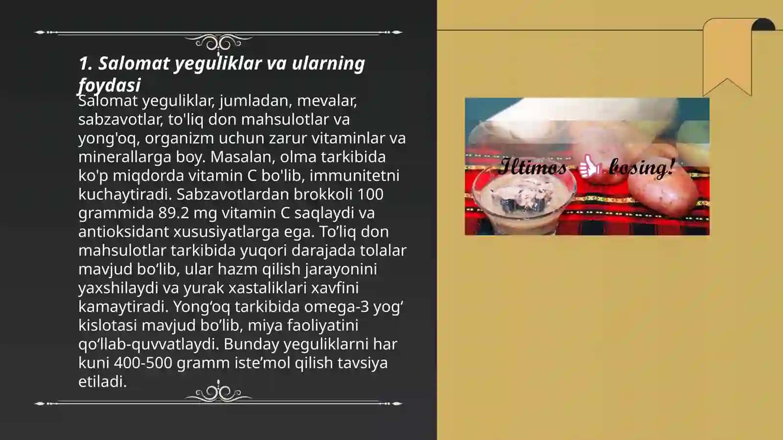 Salomatlikni saqlash va xalq tabobatidan foydalanish 3