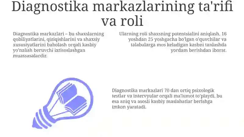 Kasb hunarga yoʻnaltirishda tashxis markazlarining faoliyati 3