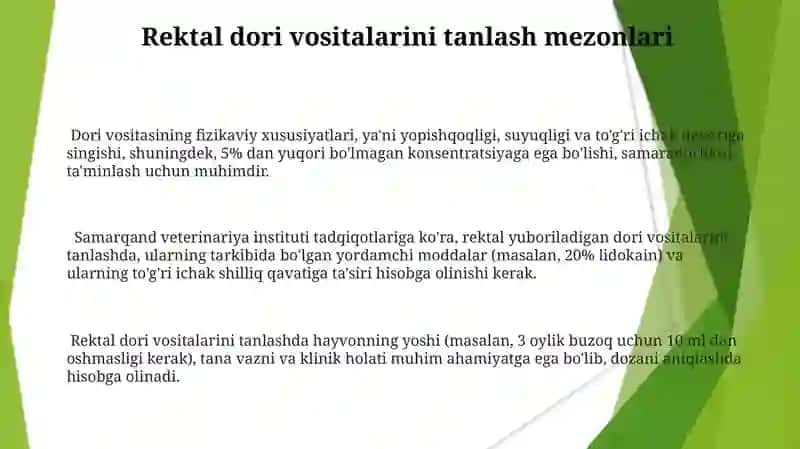 Hayvonlarda rektal usulini qullanilishi va bajarilishi 3