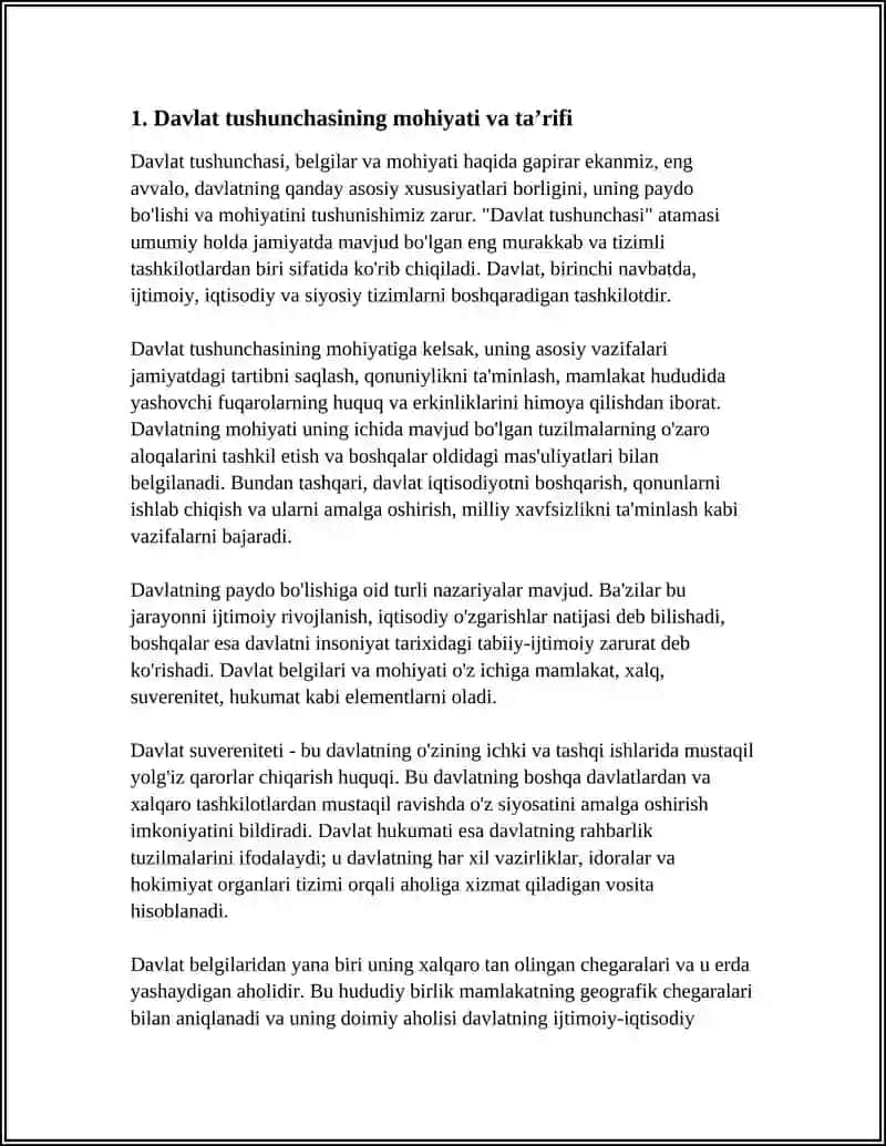 DAVLAT TUSHUNCHASI BELGILARI VA MOHIYATI 3