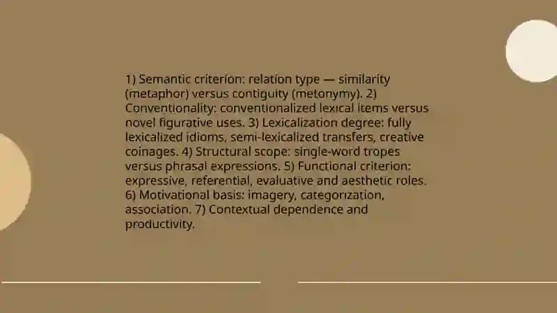 CLASSIFICATION OF STYLISTIC DEVICES 3