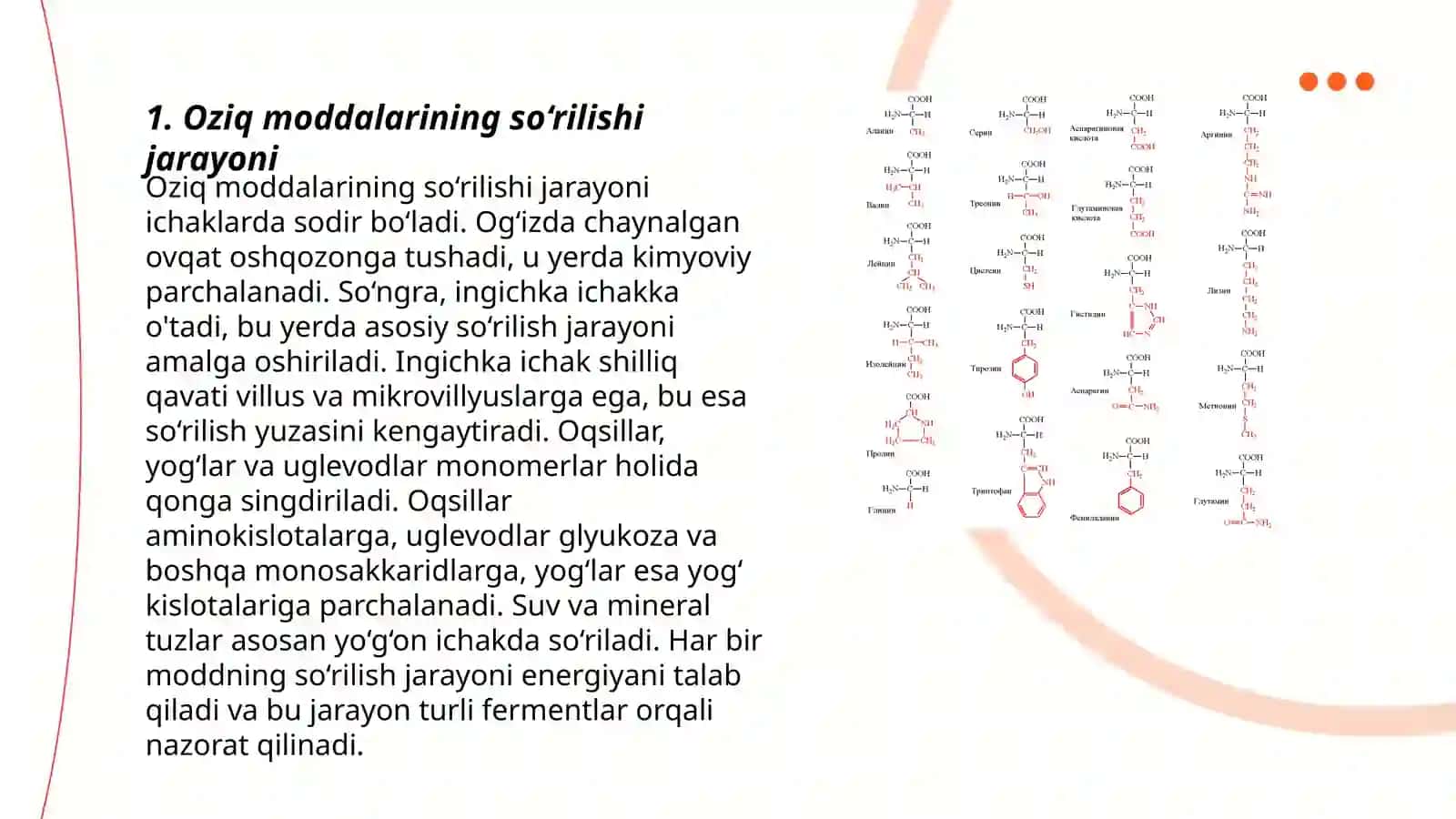 Oziq moddalarning qonga soʻrilish mexanizmlari 3
