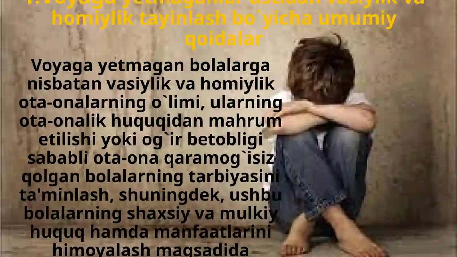 Vasiylikdan maxrum bo’lish xavfi bo’lgan bolalar bilan ijtimoiy ish 3