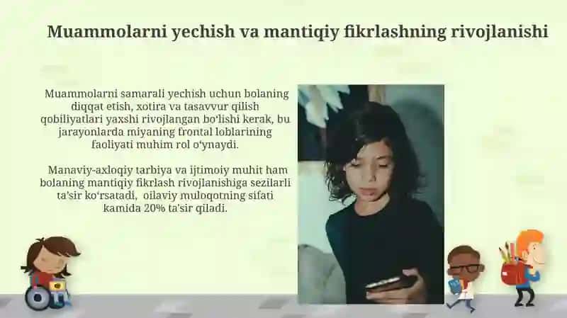 Bolalarda mantiqiy fikrlash tehnikasini shakllantirish shartlari 3