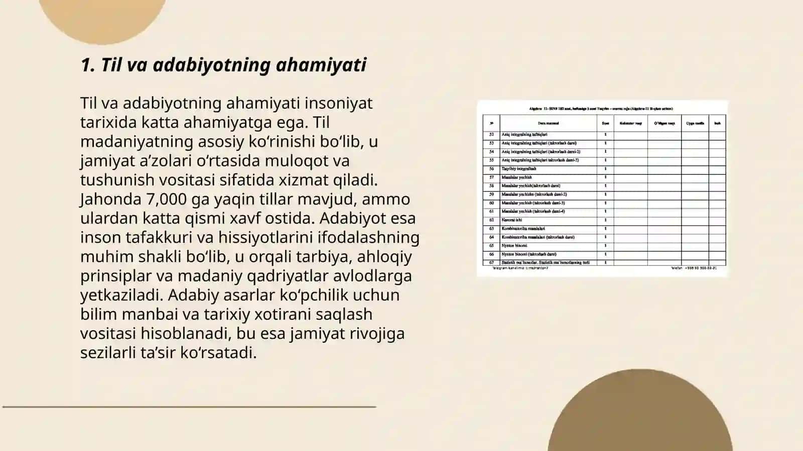 Ona tili va o'qish savodxonligi fani to'garak rejasini tuzish 3