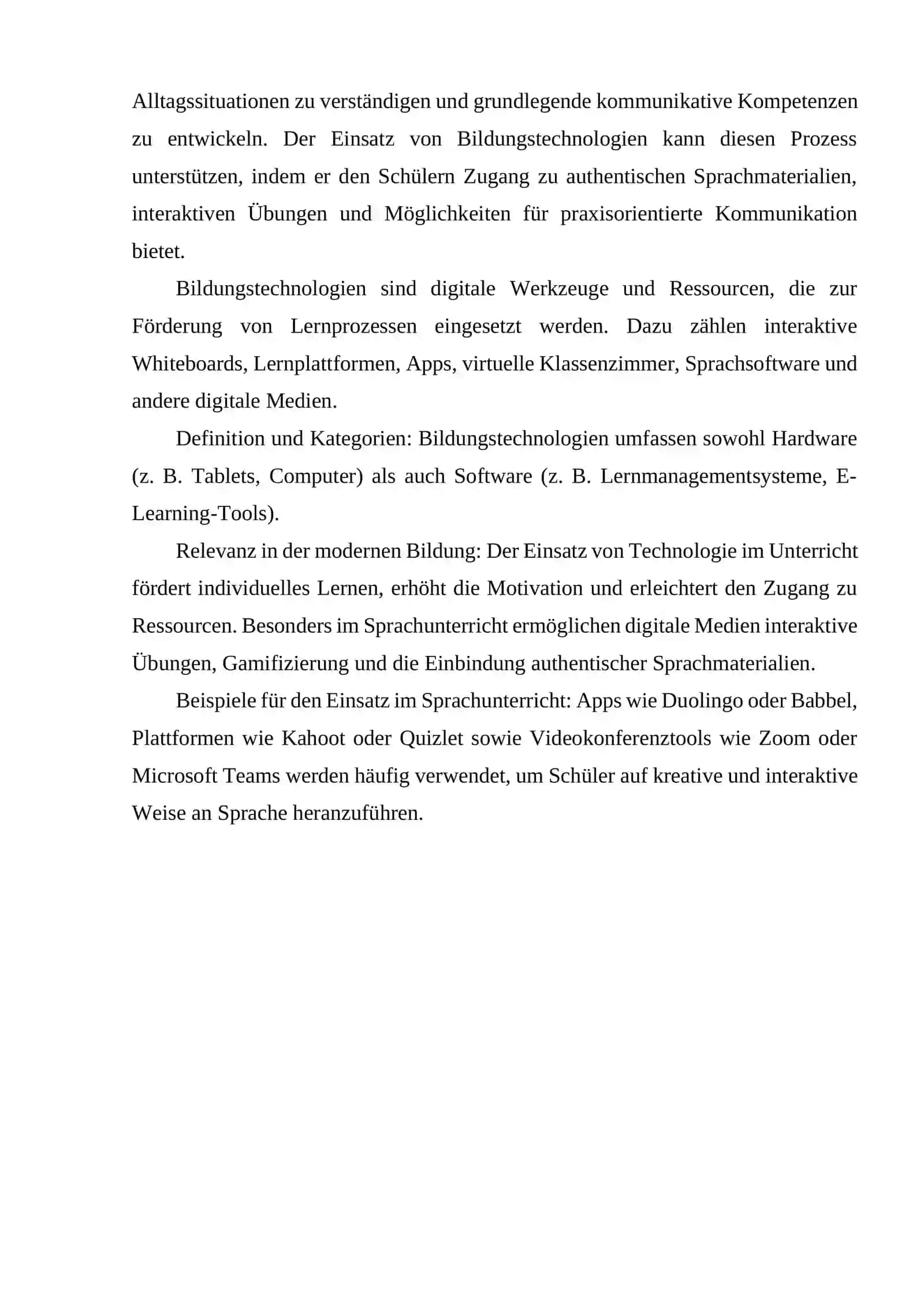 DIE BEDEUTUNG VON BILDUNGSTECHNOLOGIEN FÜR DIE ENTWICKLUNG DER MÜNDLICHEN REDE VON SCHÜLERN DER SEKUNDARSCHULE.(AM BEISPIEL VON SCHÜLERN DER STUFE B1 ) 3