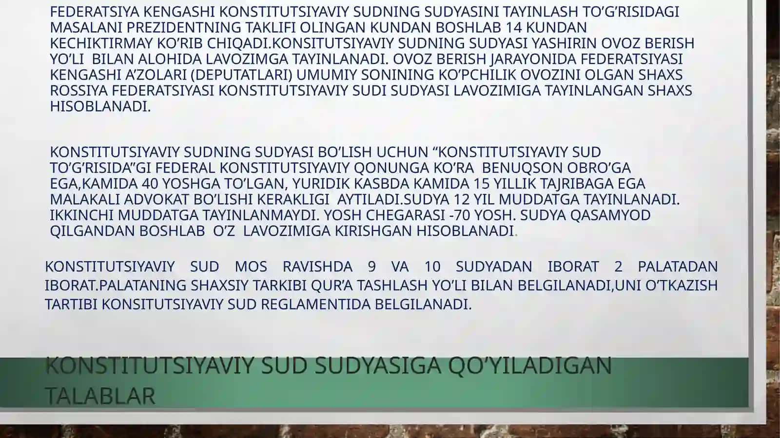 Rossiya federatsiyasi konstitutsiyaviy sud tizimi 3