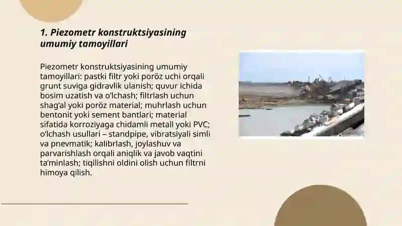 Piezometr konstruktsiyalari 3