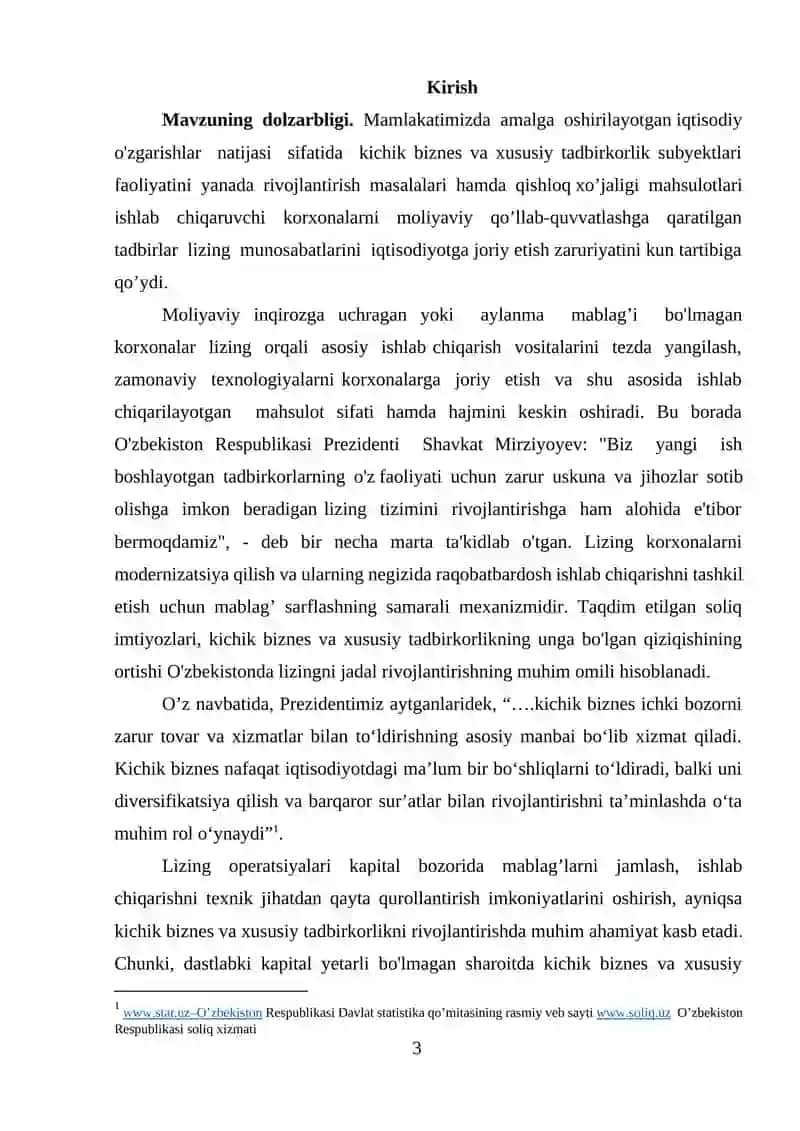 BIZNES LIZING MUNOSABATLARING MAZMUN MOHIYATI 3