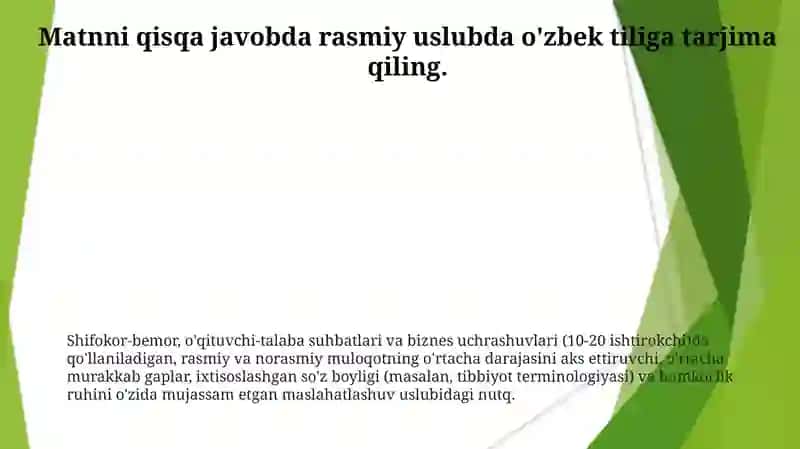 Nutq uslublari va ularning xususiyatlari 3